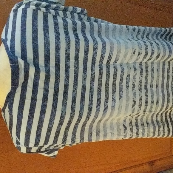 Unity  World Wear Striped Embellished Blouse 2X - Picture 4 of 7